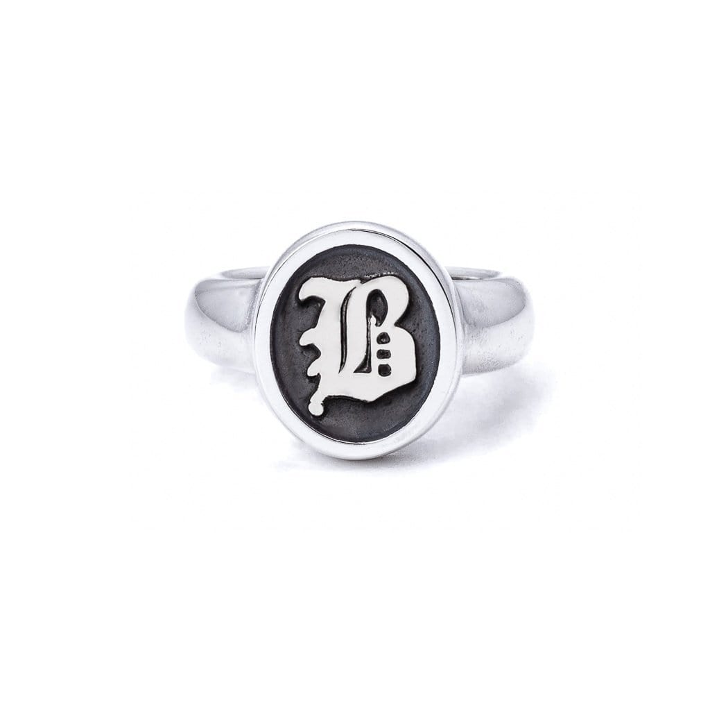 Bloodline Design Personalized - Hidden B / 11 The Classic Signet Ring Sz. 11-13