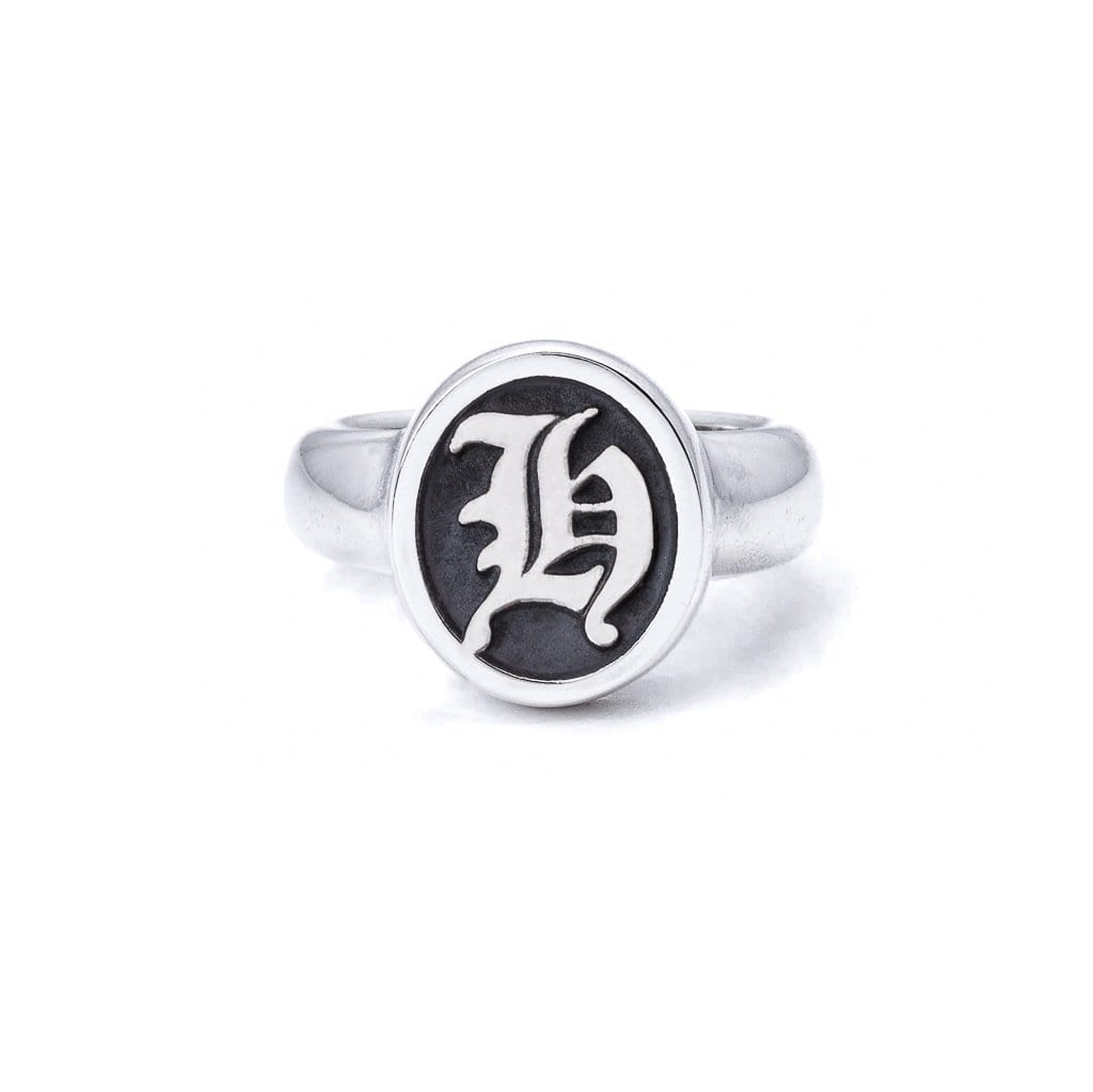 Bloodline Design Personalized - Hidden H / 11 The Classic Signet Ring Sz. 11-13