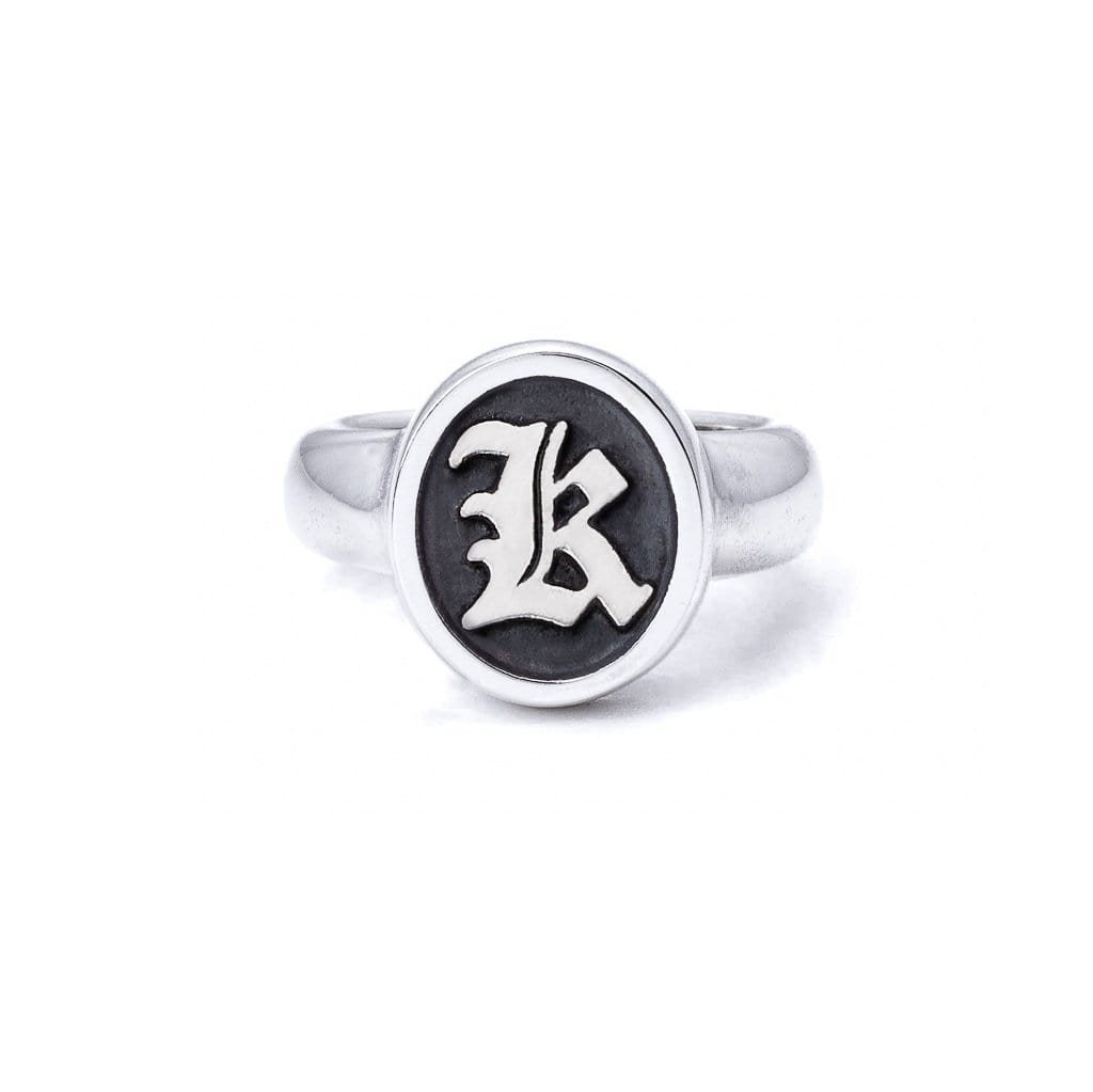 Bloodline Design Personalized - Hidden K / 11 The Classic Signet Ring Sz. 11-13