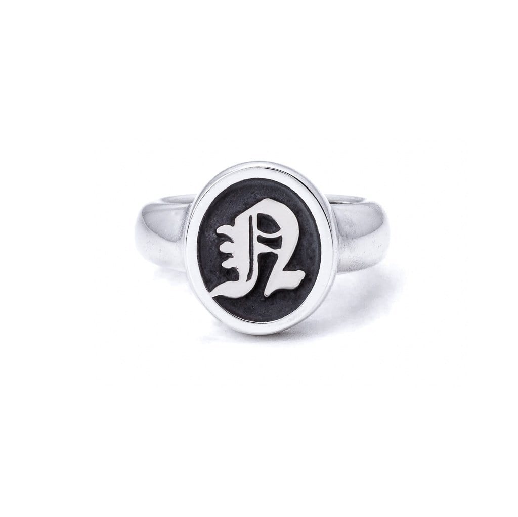 Bloodline Design Personalized - Hidden N / 11 The Classic Signet Ring Sz. 11-13