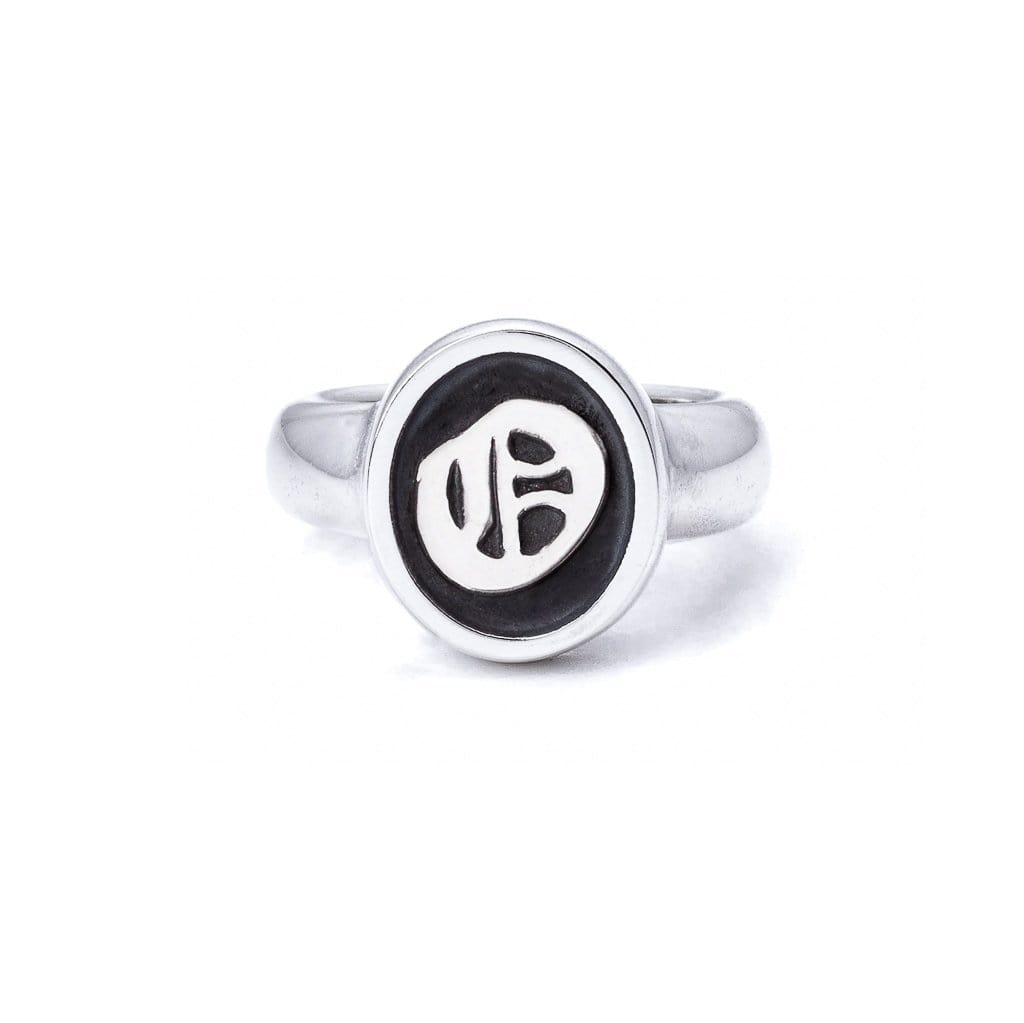 Bloodline Design Personalized - Hidden O / 8 The Classic Signet Ring Sz. 8-10