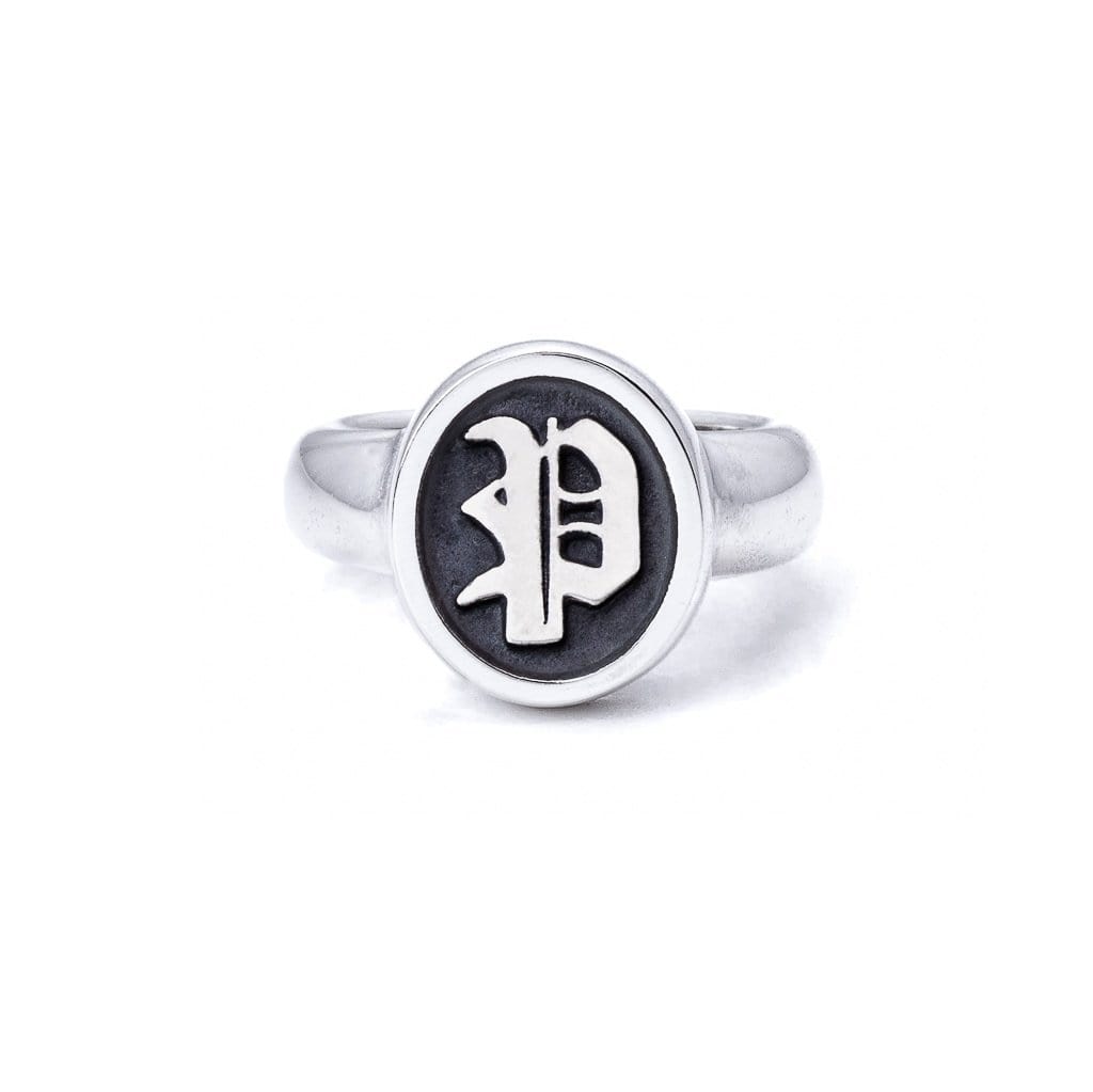 Bloodline Design Personalized - Hidden P / 8 The Classic Signet Ring Sz. 8-10