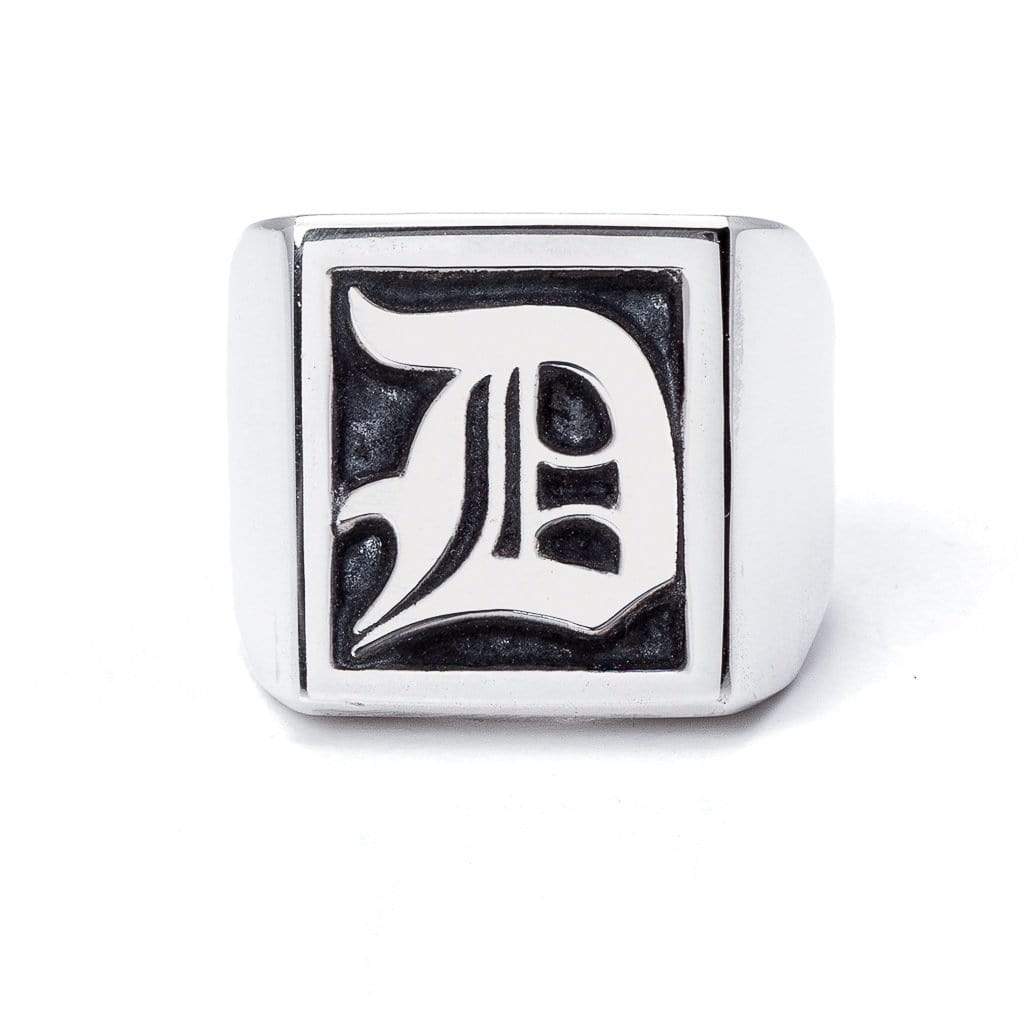 Bloodline Design Personalized - Hidden D / 10 The Large Signet Ring  Sz. 10-12