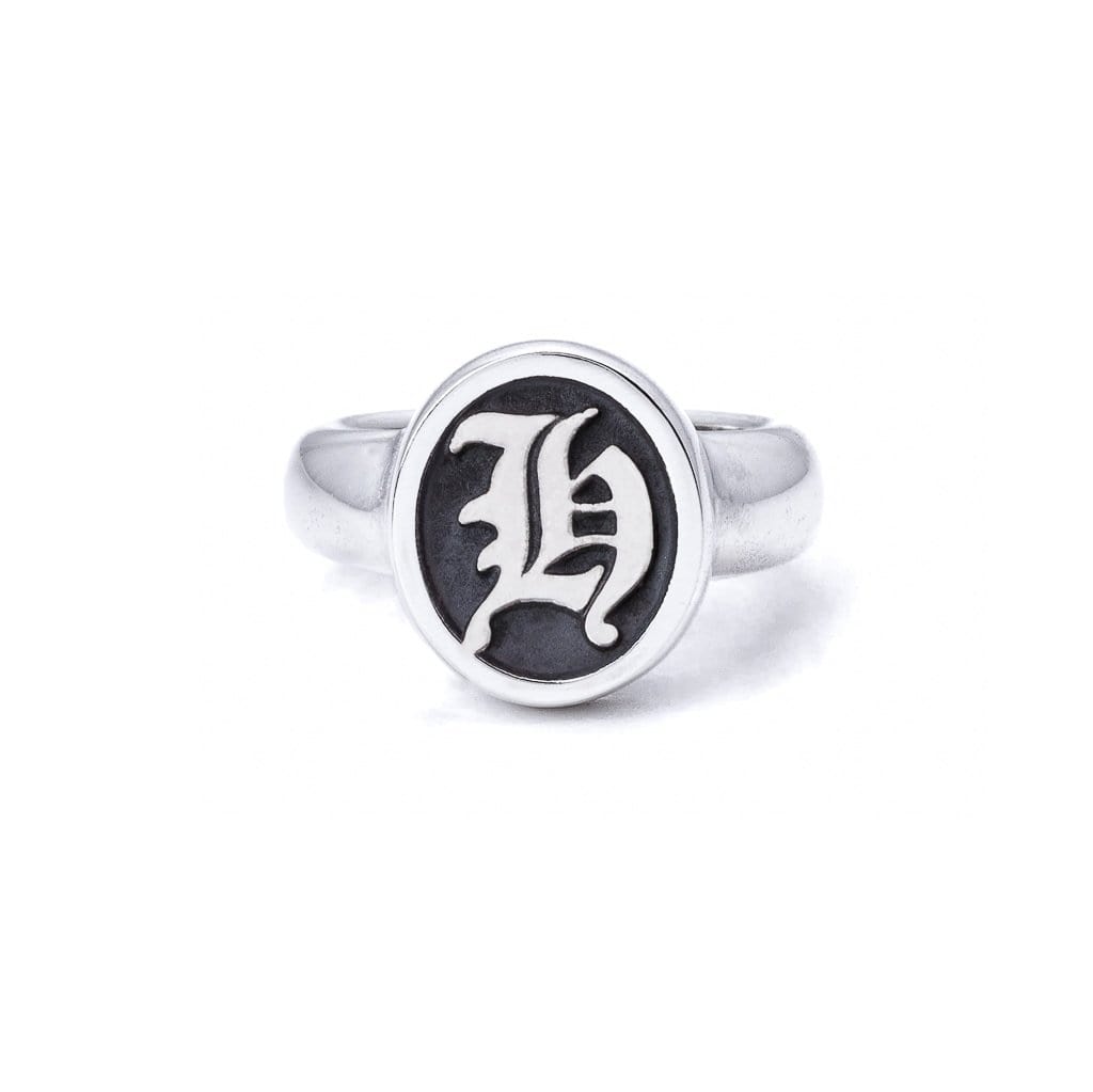 Bloodline Design Personalized H / 5 The Classic Signet Ring