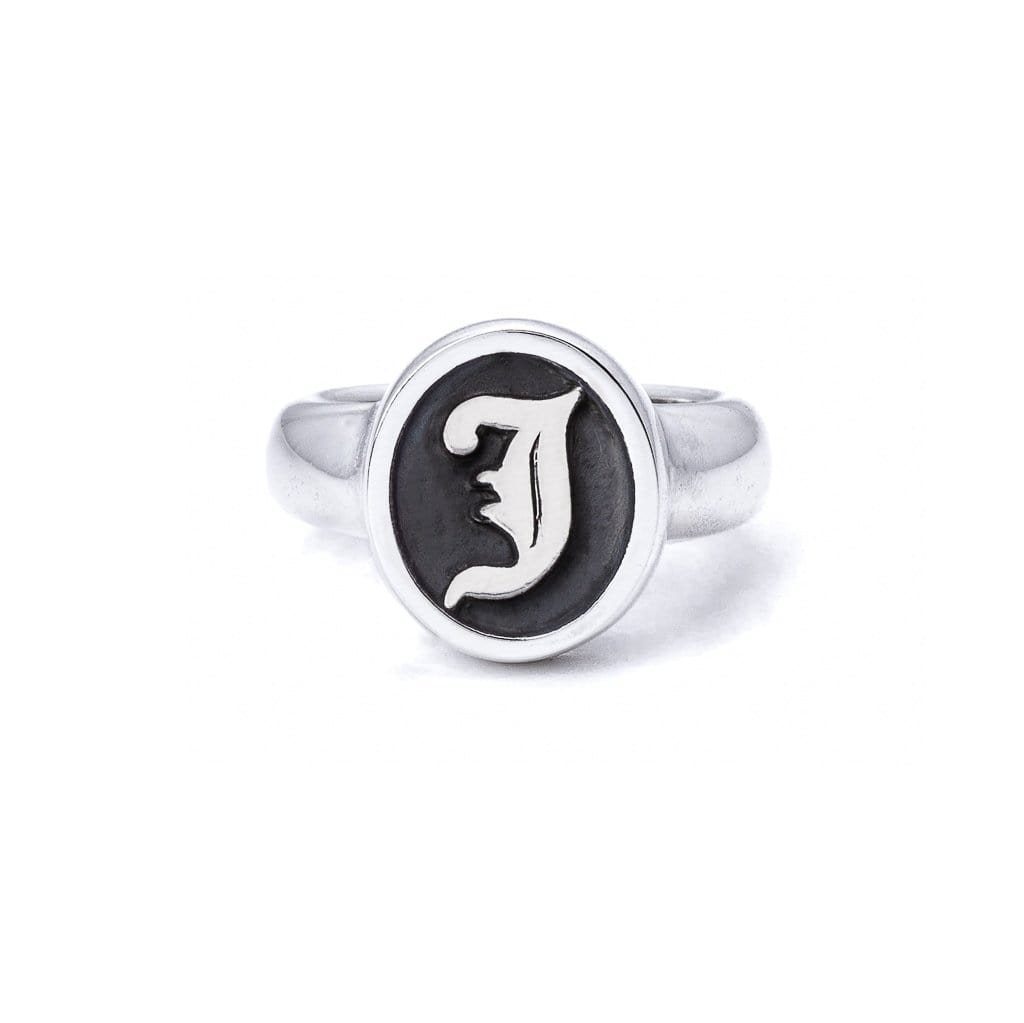 Bloodline Design Personalized J / 5 The Classic Signet Ring