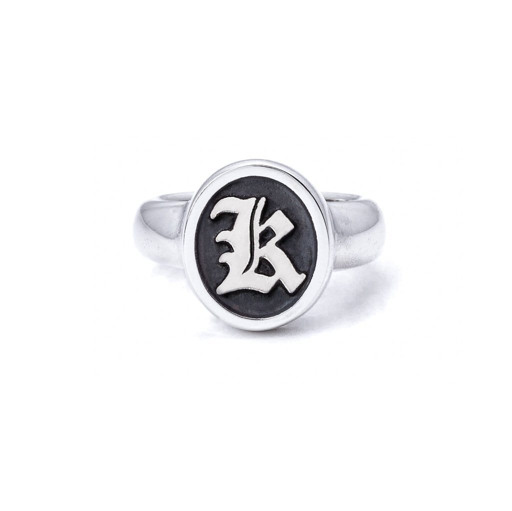 Bloodline Design Personalized K / 5 The Classic Signet Ring