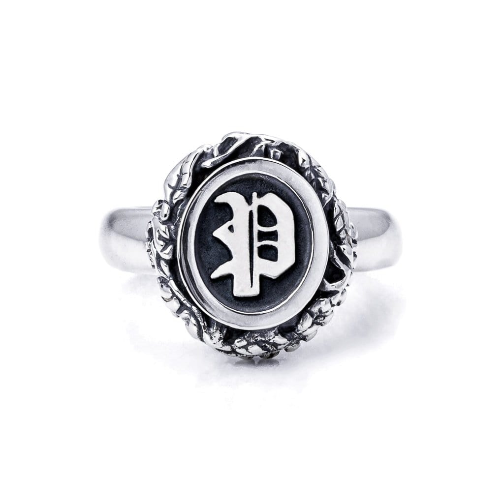 Bloodline Design Personalized P / 5 The Eternal Vine Signet Ring