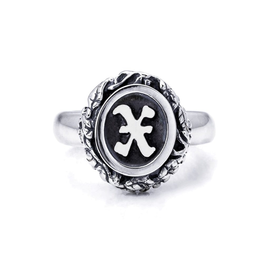 Bloodline Design Personalized X / 5 The Eternal Vine Signet Ring