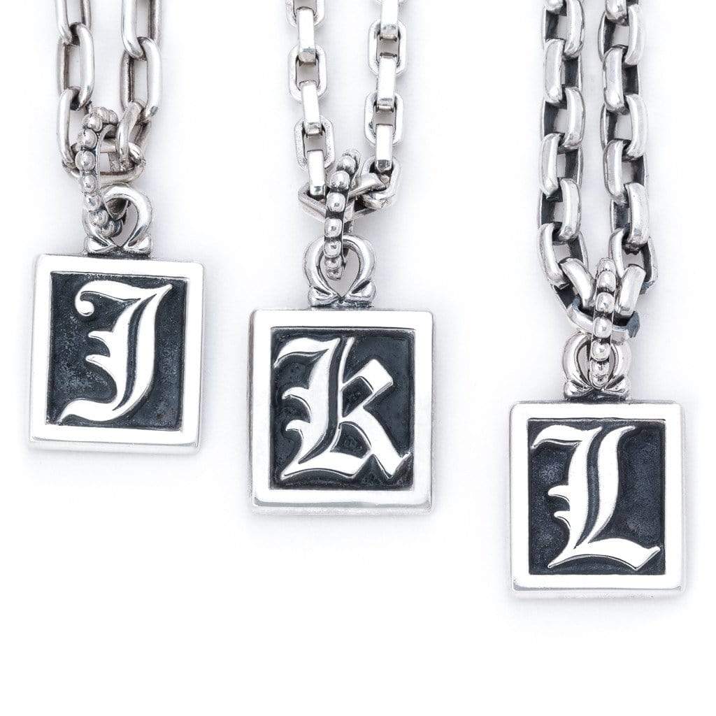 Bloodline Design Personalized J The Large Signet Pendant