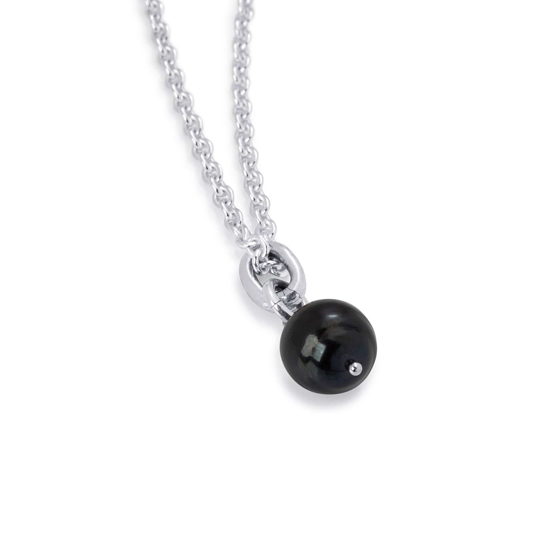 Bloodline Design W-Necklaces Black Pearl Necklace