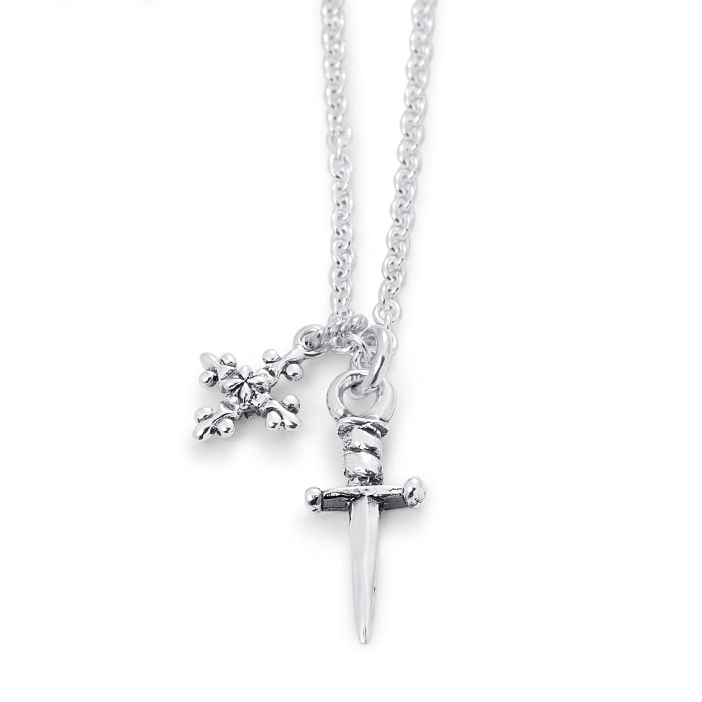 Bloodline Design W-Necklaces The Dagger and French Cross Necklace