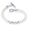 Bloodline Design Womens Bracelets Love pearl bracelet