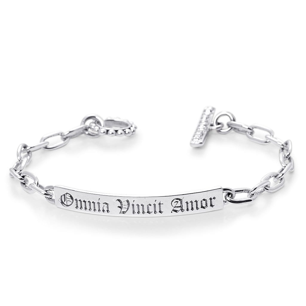 Bloodline Design Womens Bracelets Omnia Vincit Amor I.D. Bracelet