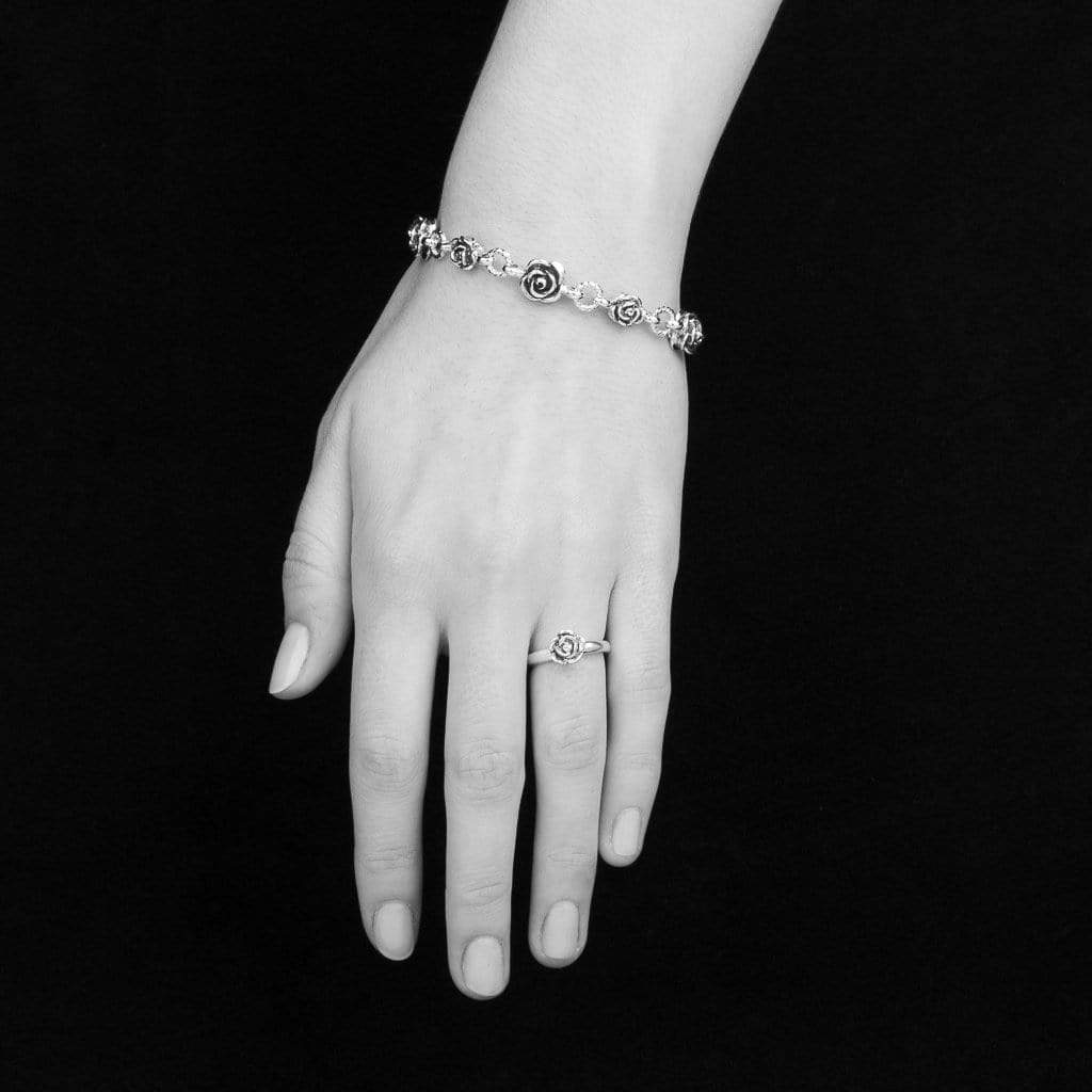 Bloodline Design Womens Bracelets The Rose Link Bracelet