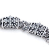 Bloodline Design Womens Bracelets The Spade Cross Bracelet With Diamonds