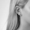 Bloodline Design Womens Earrings 18kt Petite Fleur-De-Lis Stud Earrings