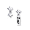 Bloodline Design Womens Earrings Double Floret And Amor Drop Earrings