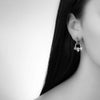 Bloodline Design Womens Earrings Eternal Vine Hoop Earrings With The Triple Floret Charms