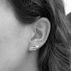 Bloodline Design Womens Earrings The Love and Heart Stud Earring