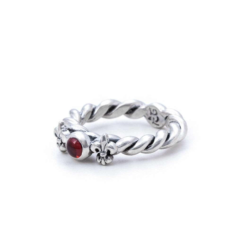 Bloodline Design Womens Rings 5 / Garnet Petite Provence Ring
