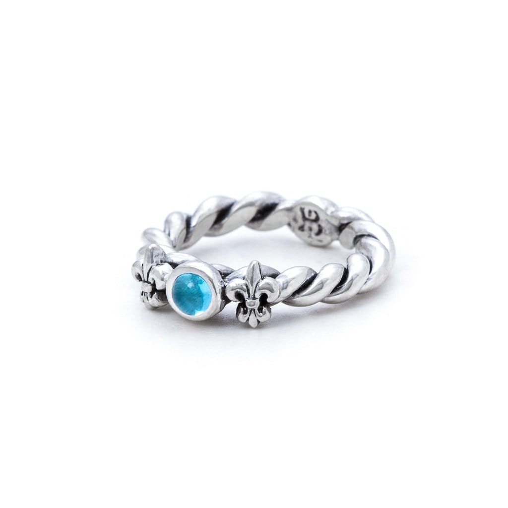 Bloodline Design Womens Rings 5 / Sky Blue Topaz Petite Provence Ring