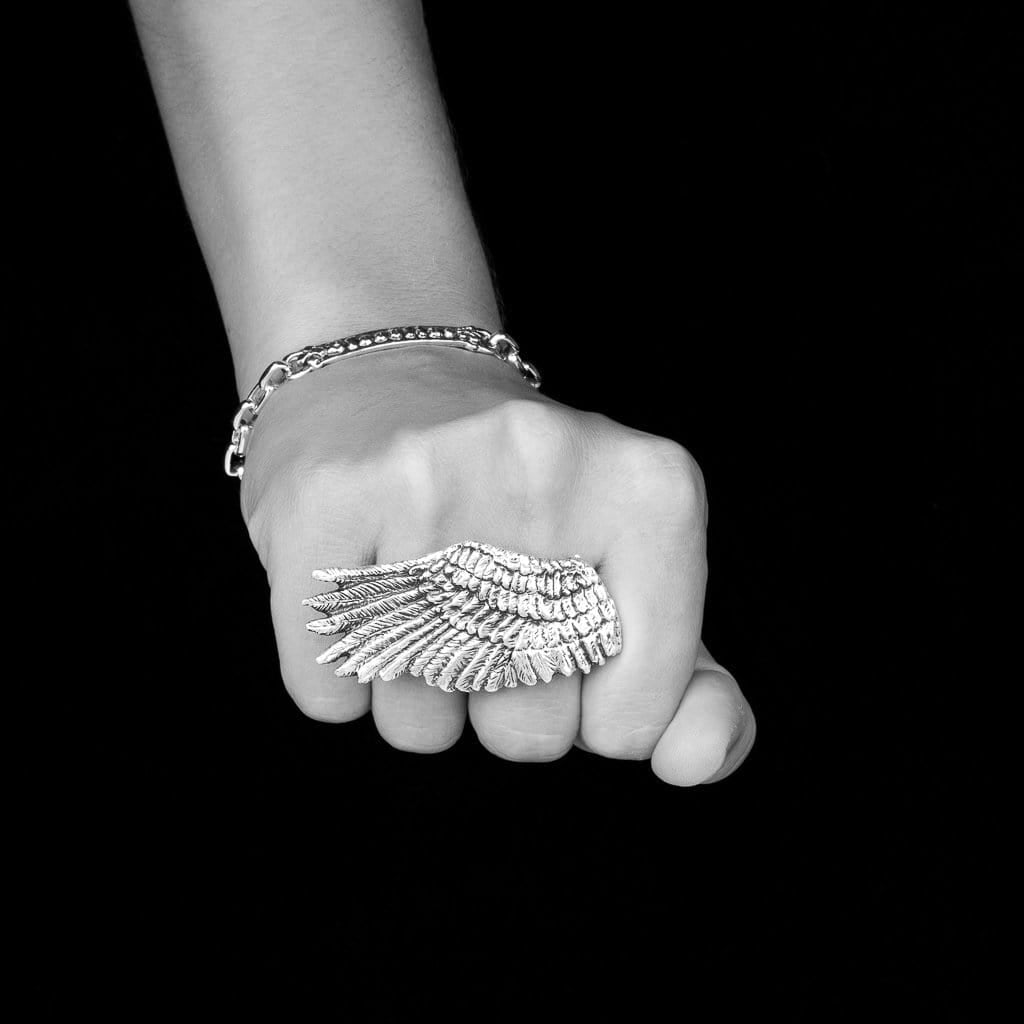 Bloodline Design Womens Rings The Angel Wing Ring