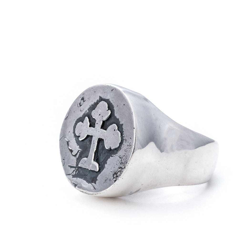 Bloodline Design Womens Rings The Antique Cross Coin Ring