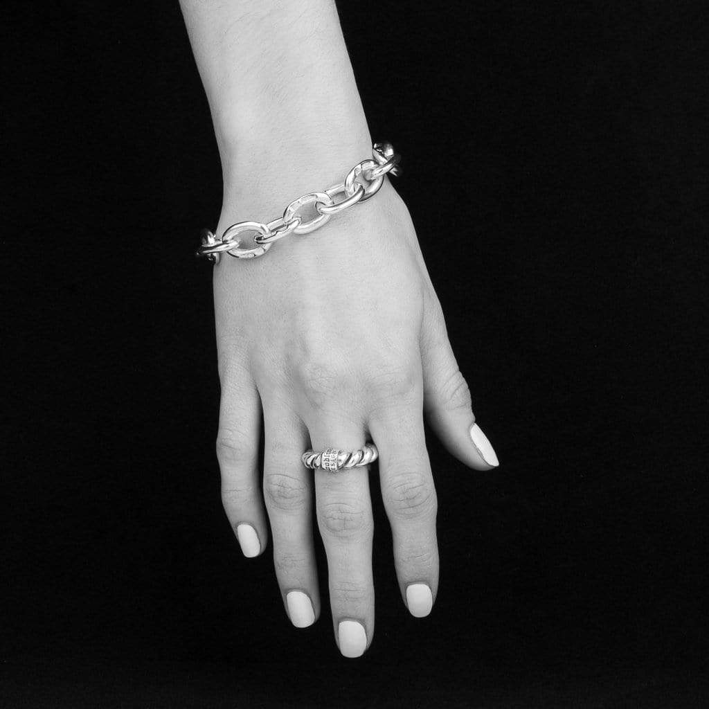 Bloodline Design Womens Rings The Bloodline Twisted Rope Ring