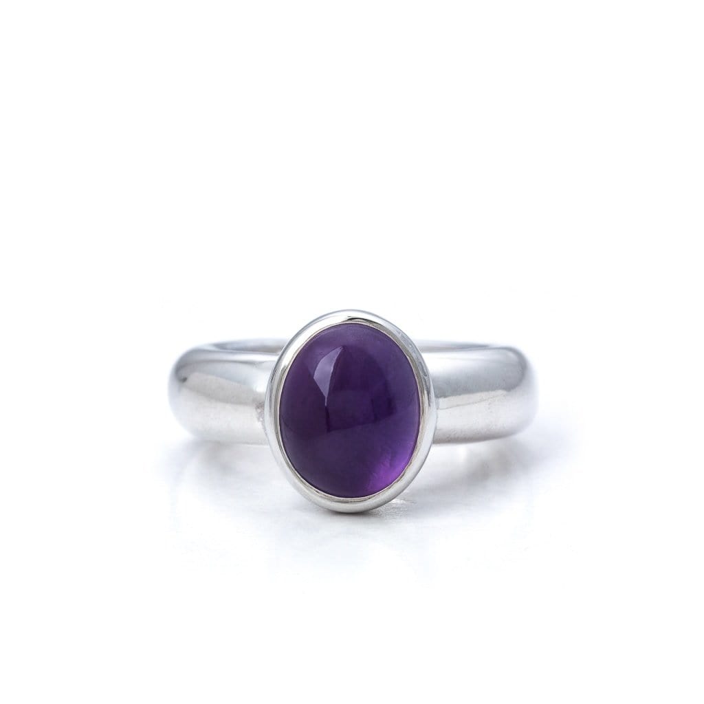 Bloodline Design Womens Rings 5 / Amethyst The Manhattan Ring with Gemstone