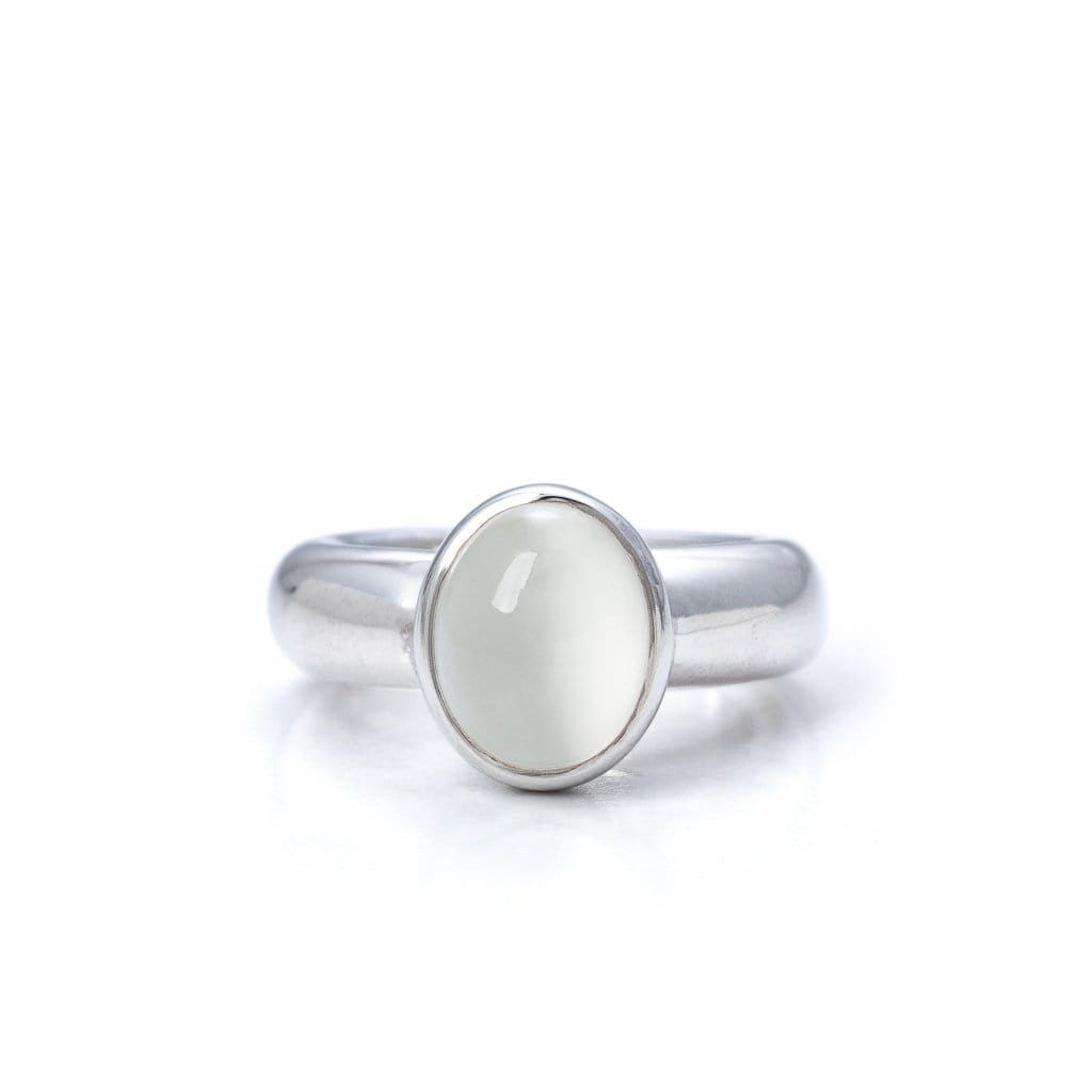 Bloodline Design Womens Rings 5 / Moonstone The Manhattan Ring with Gemstone