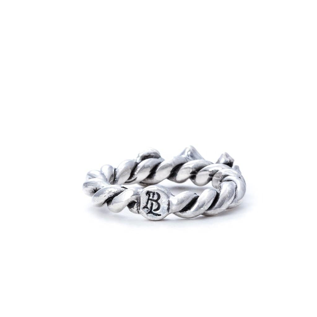 Bloodline Design Womens Rings Trilogy Twisted Rope Band